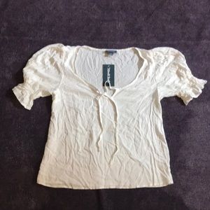 ModCloth puff sleeve blouse NWT